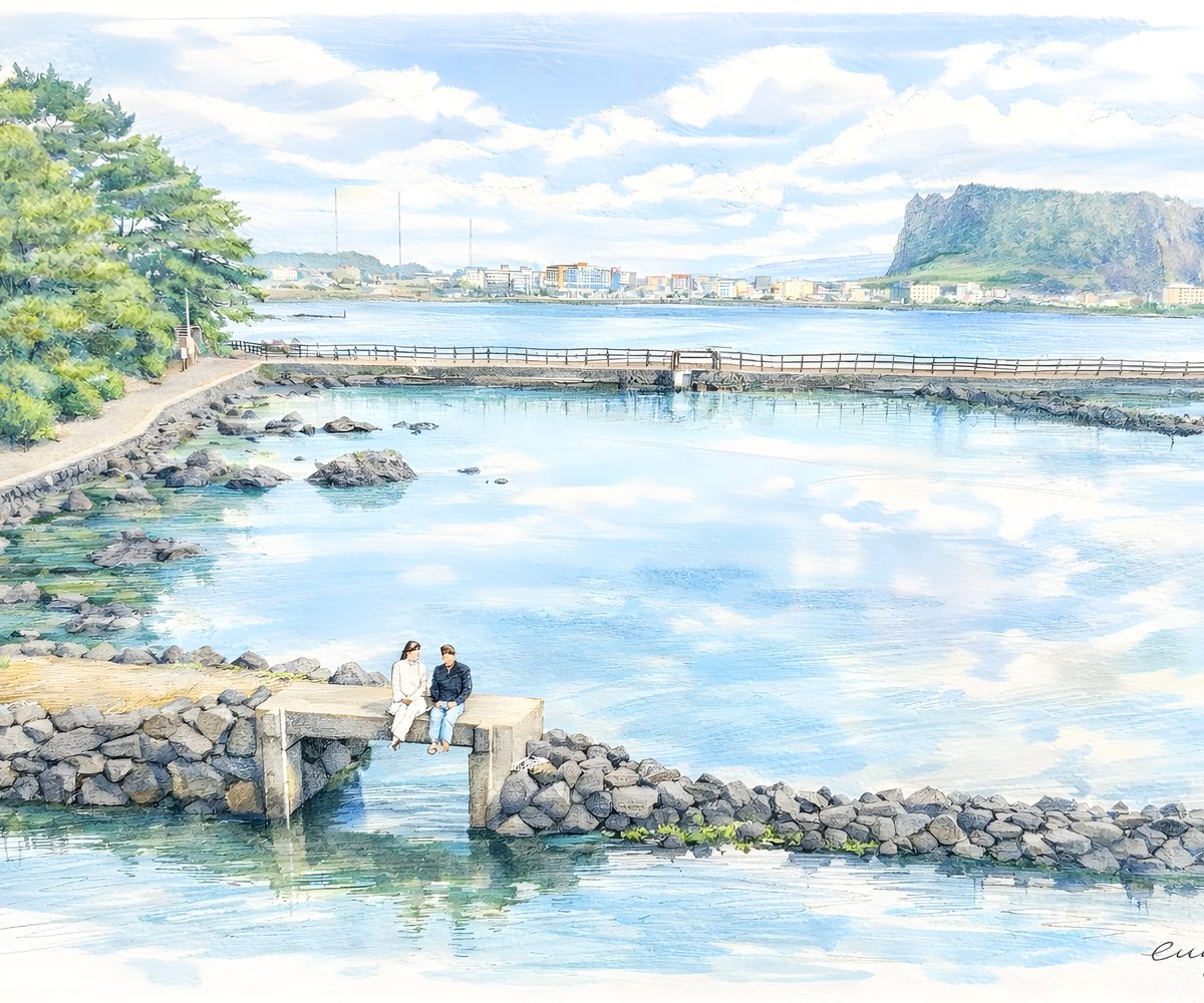 하늘담은 오조리 마을